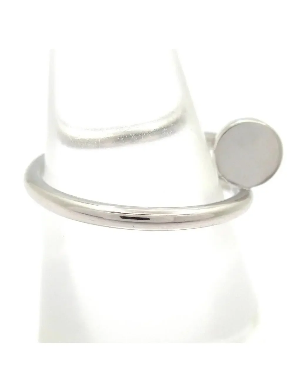 Cartier Juste Un Clou Ring Sm 18K White #298249C22B